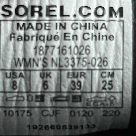 Sorel Women’s Lexie Green Leather Wedge Ankle Boot Size US 8 - Picture 10 of 10